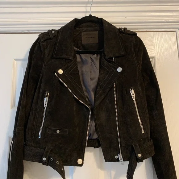 blanknyc suede moto jacket! - size M - Picture 3 of 4